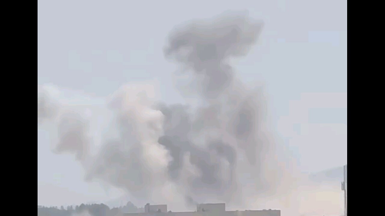 Attacks are currently underway in the city of Karaj Iran