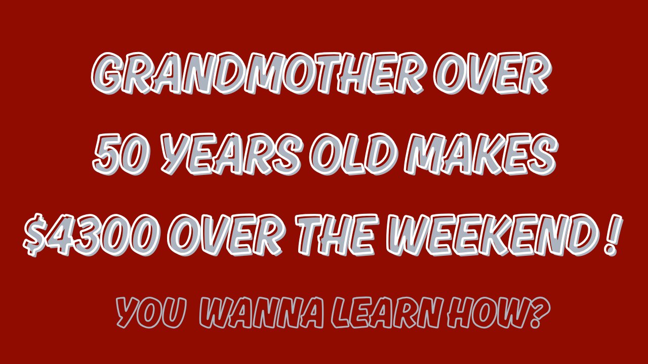 Do You Wanna Earn Multiple $900 Payments Just 2 Hours A Day?