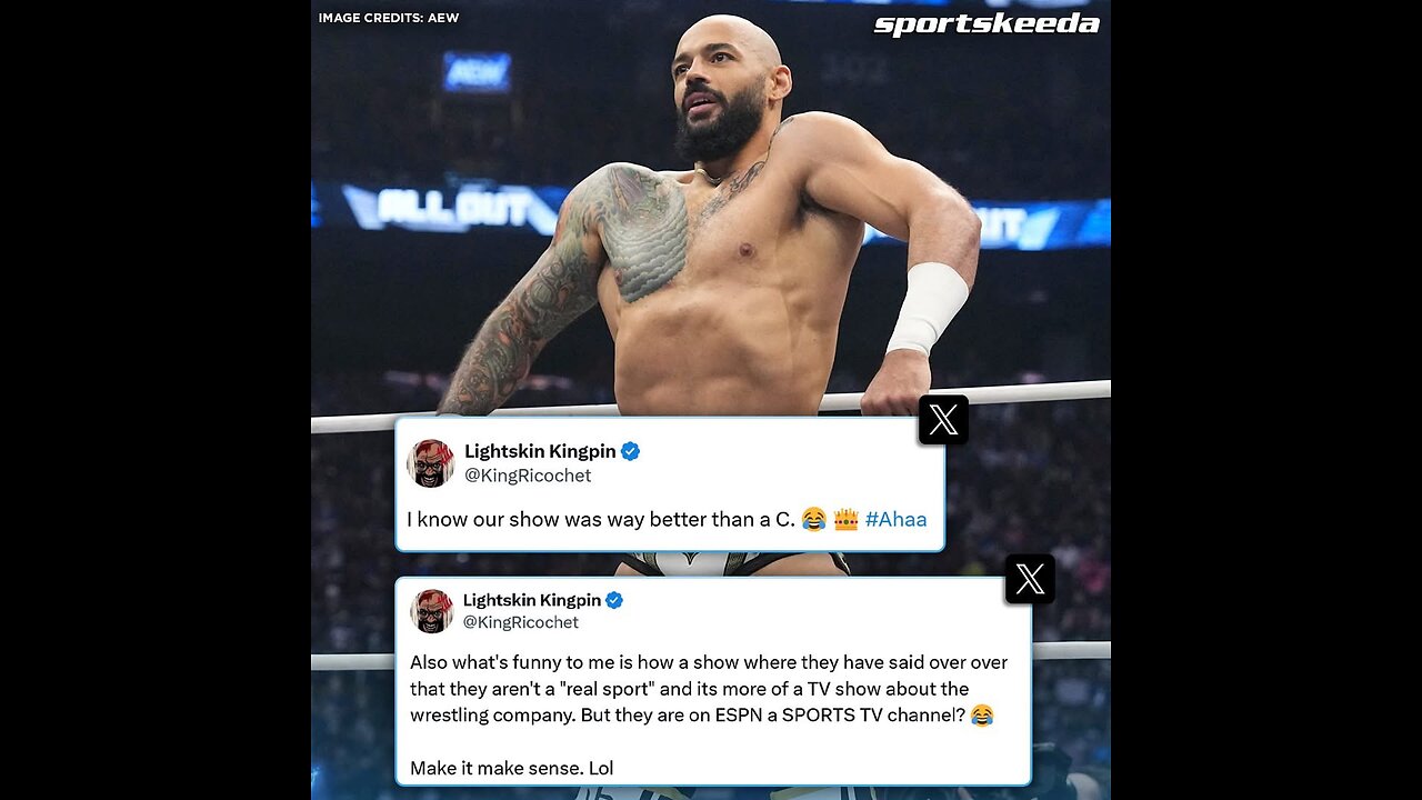 Ricochet Can’t Stop Talking About WWE… SAD! #shorts
