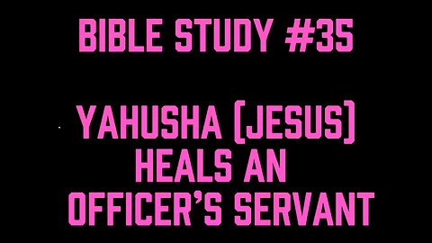 Good Morning ☀️ Bible Study #35 Jesus Heals An Officer’s Servant 📖 #asl #signlanguage #deaf
