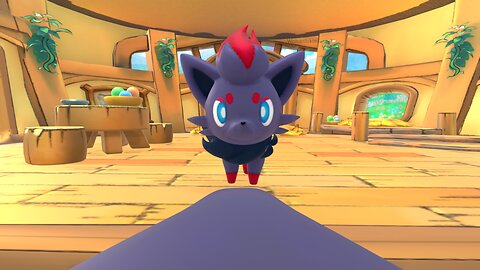 Zorua First Person Mirror POV Post Transformation Pokemon Mystery Dungeon Animation
