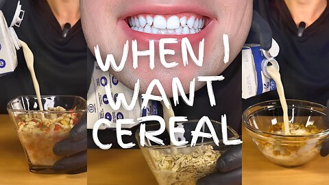 Me When I Want Cereal at 2AM | ASMR FOOD EATING