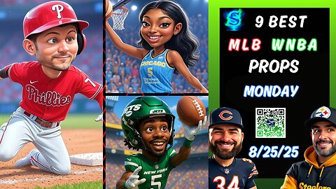 🔥9 HOT MONDAY PRIZEPICKS MLB PROPS | ⚾️ MLB PICKS TODAY | WNBA 8/25