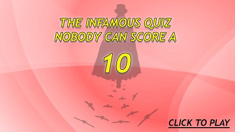 Infamous Knowledge Quiz