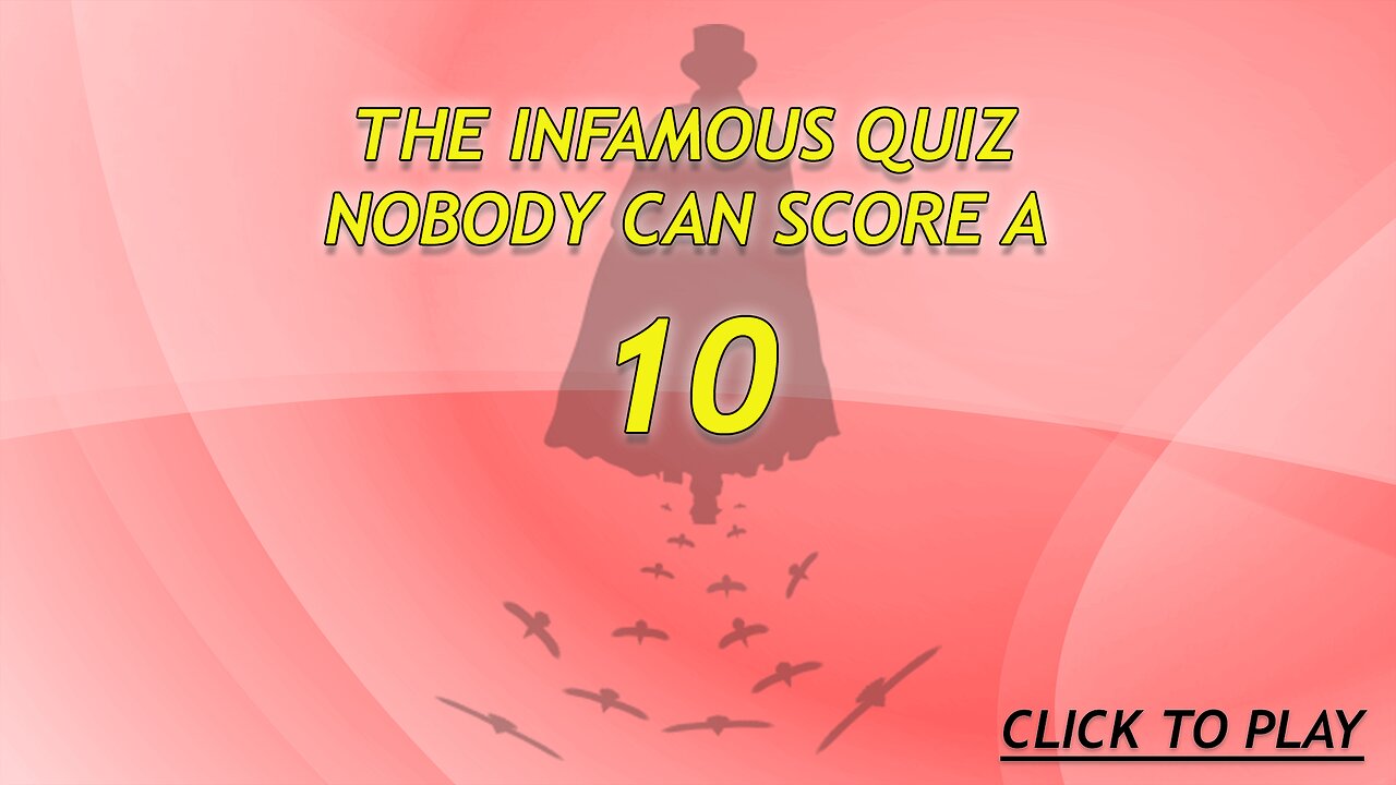 Infamous Knowledge Quiz