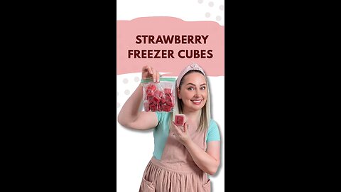 Freeze Strawberry Cubes | Quick & Clump-Free Prep