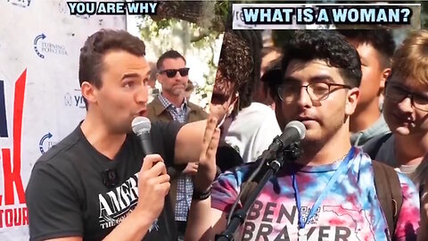 You're a teacher. What is a Woman? Charlie Kirk destroys lunatic woke