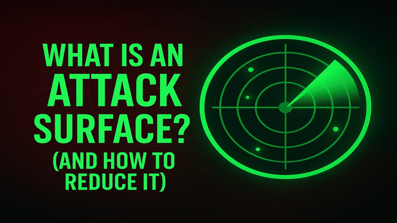 What Is an Attack Surface? (And How to Reduce It) | Cybersecurity Explained
