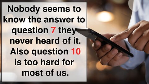 General Knowledge Quiz