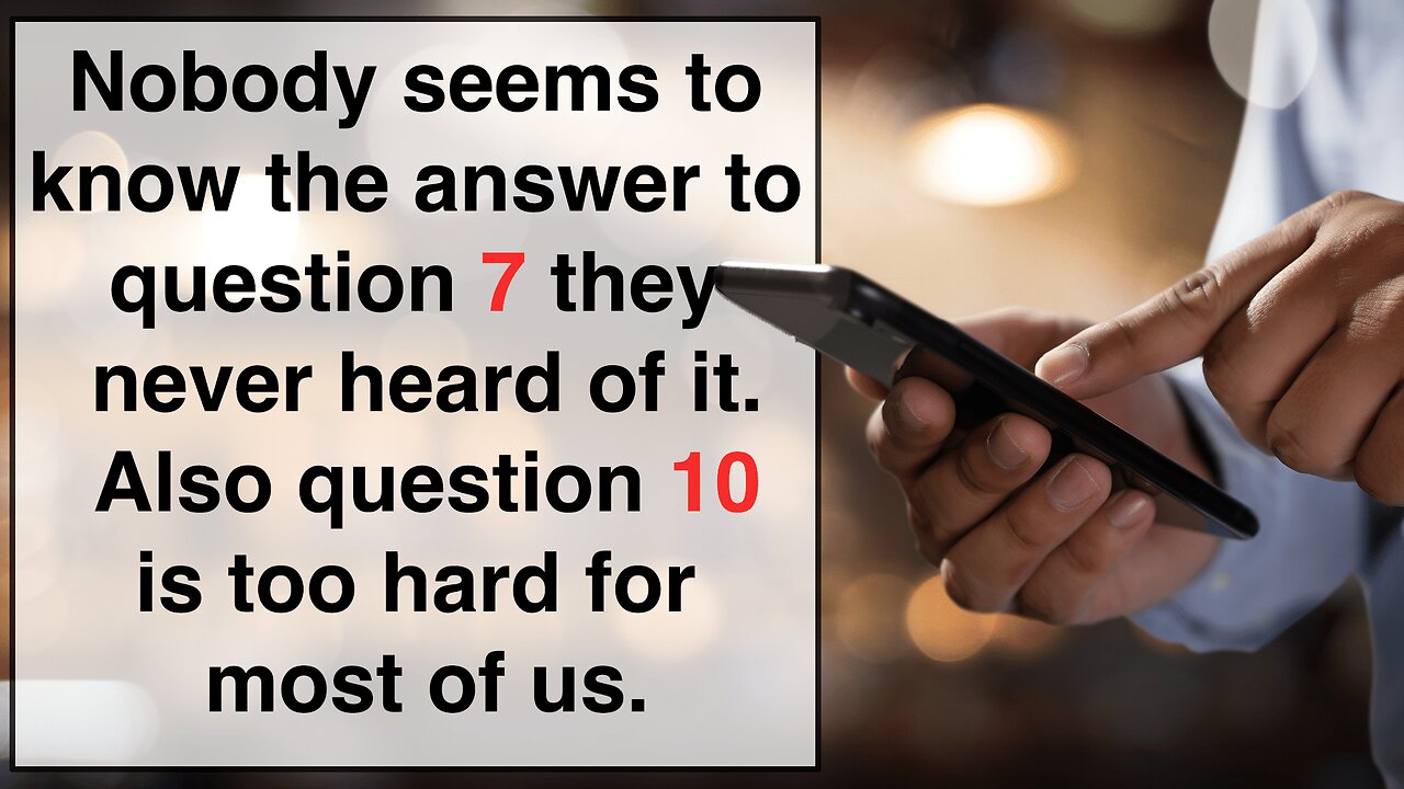 General Knowledge Quiz