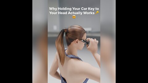 Why Holding Your Car Key to Your Head Actually Works 🔑🤯