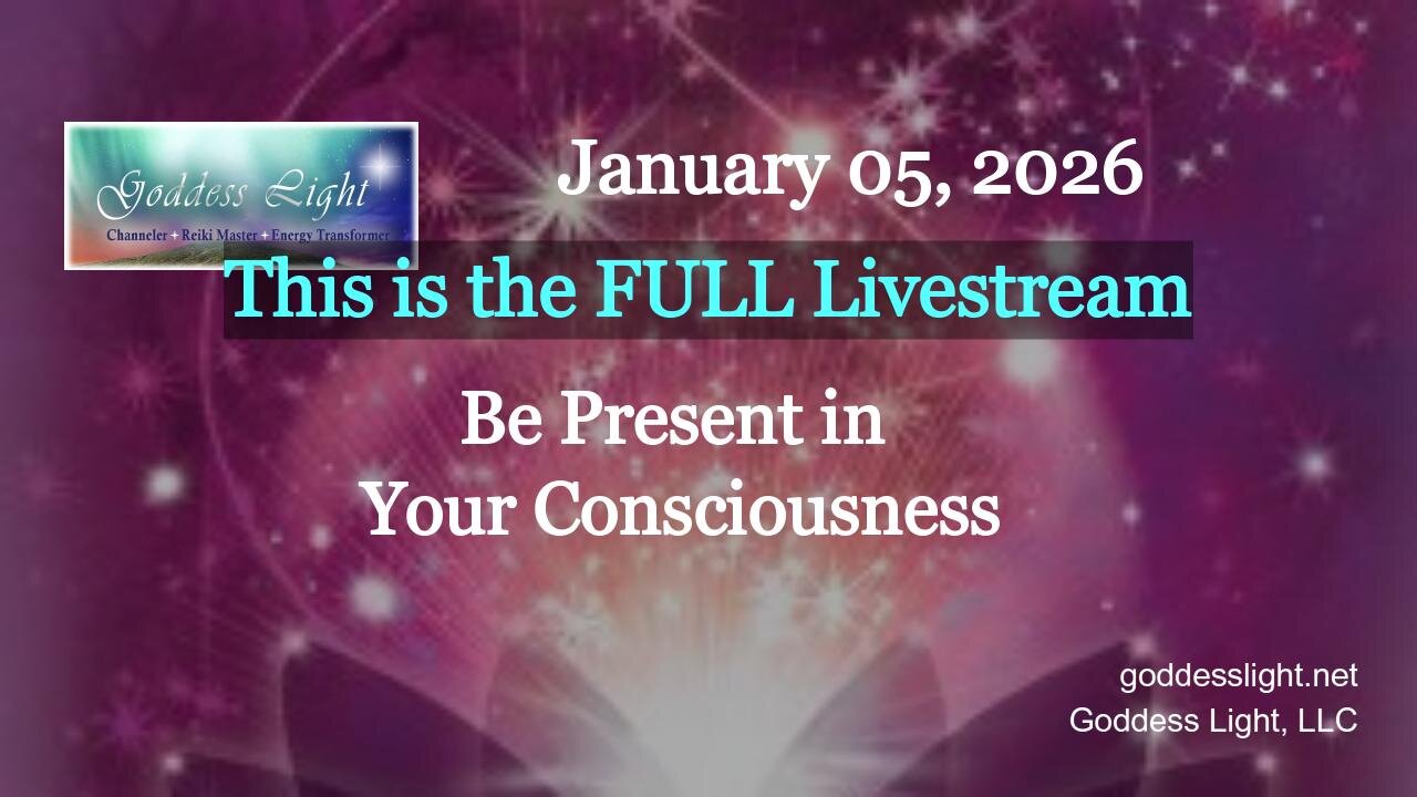 Be Present in Your Consciousness