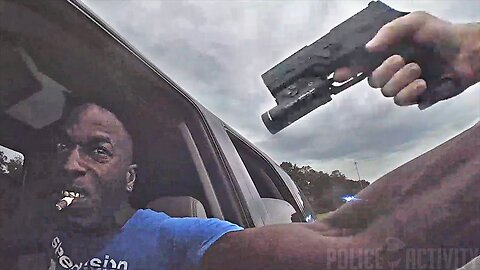 Bodycam Shows Deputy Hanging Onto SUV Before Shooting Driver#6352