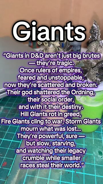 Giants Lore, they a sad bunch