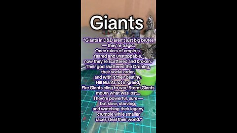 Giants Lore, they a sad bunch