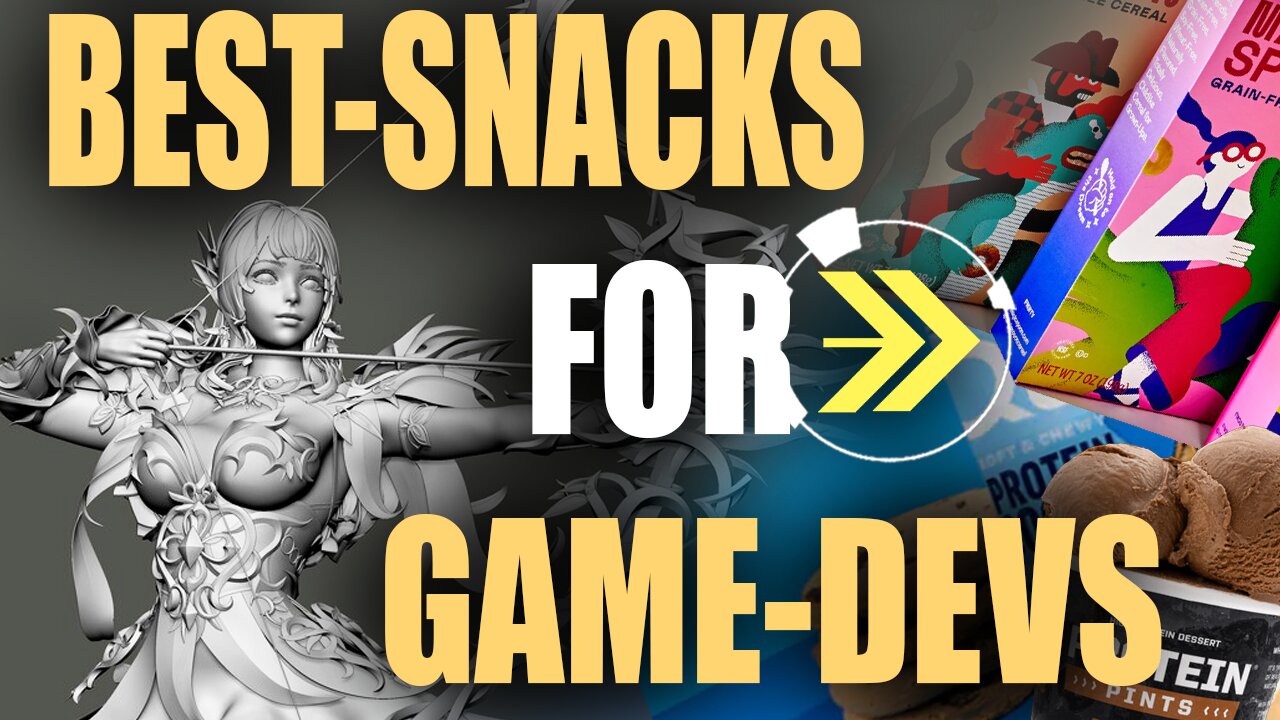 BEST Snacks for a Busy 3D Artist -