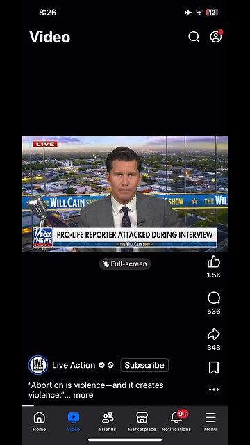 Pro Life reporter attacked