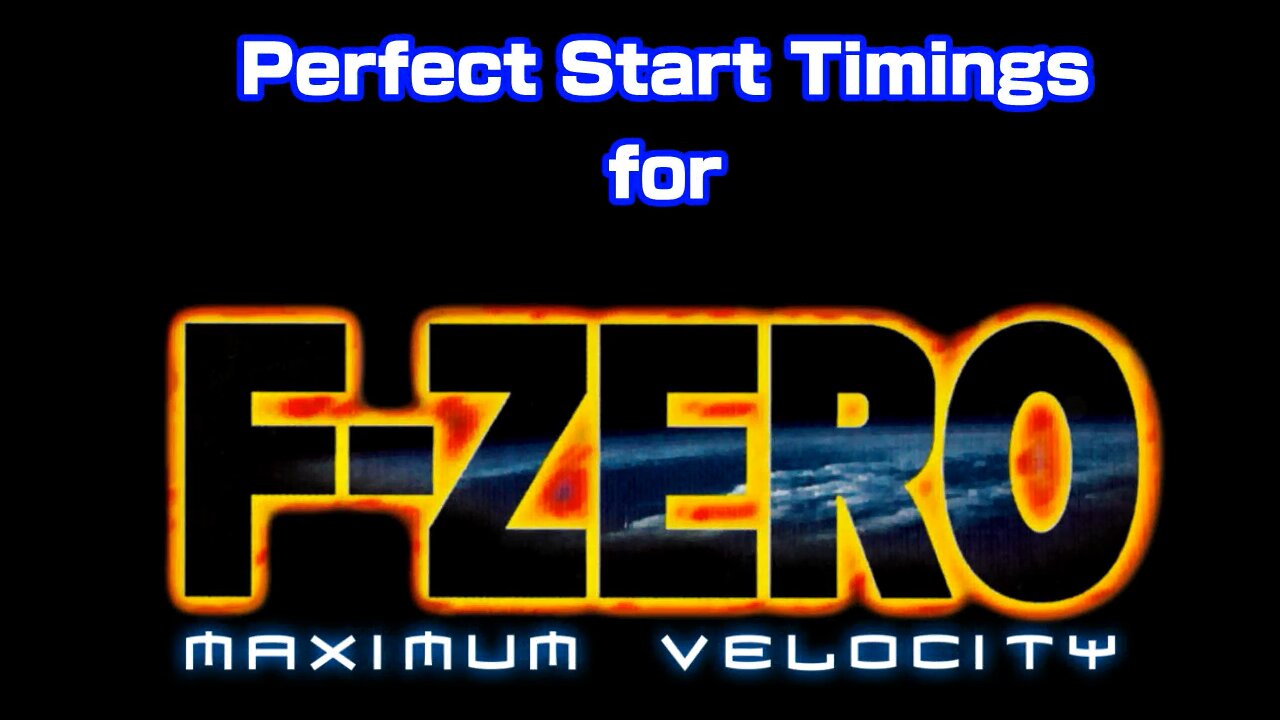 Perfect Start Timing in F-Zero: Maximum Velocity