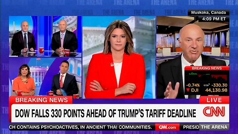 Kevin O'Leary SLAMS CNN panel over tariffs