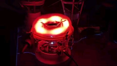 Bagel Toroidal Vortex with High Frequency Inductively Coupled Plasma in Neon