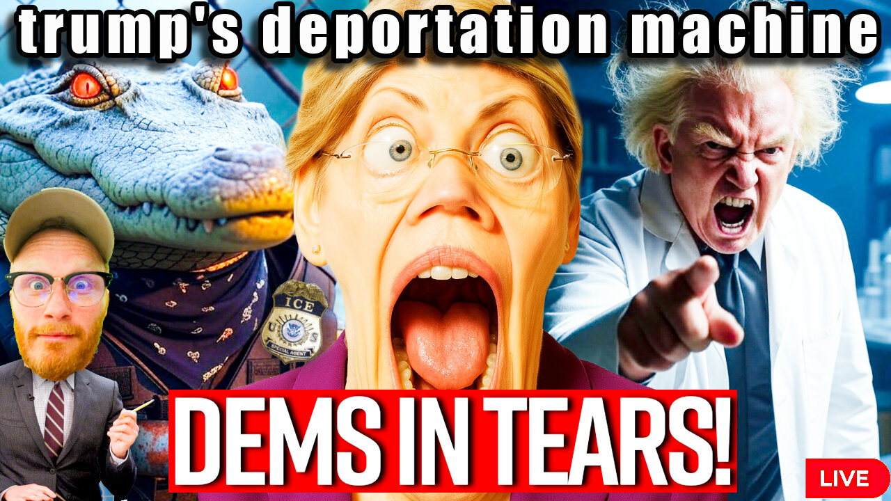 Trump’s MASS DEPORTATION Plan Unveiled at ‘Alligator Alcatraz’ 🐊 | Dems MELT DOWN Over Bill Passage!