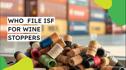Who File ISF For Wine Stoppers