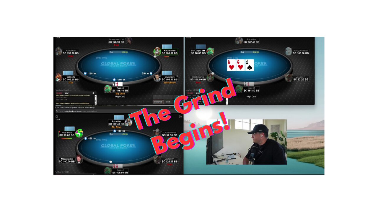 6max No Limit Holdem Session.