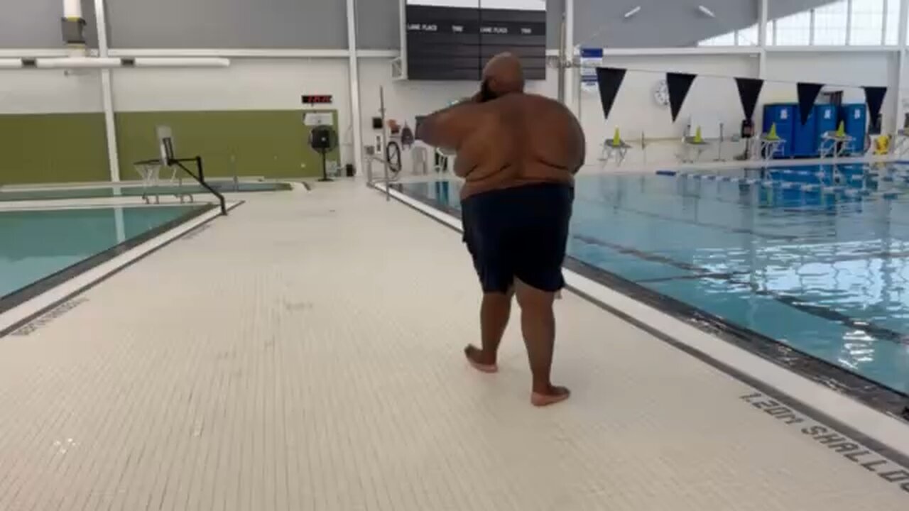 At the Pool First Week in Canada