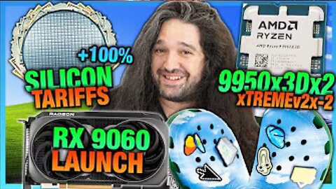 💻🚨 HW News: GPU Arrests, Silicon Tariffs, 9950X3DX2 Rumors 😱 | Windows XP & Dell Security Flaw