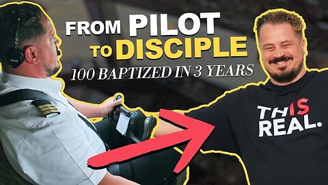 From Pilot to Disciple: 100 Baptized in 3 Years - This is What God is Doing all Over 🙏❤️