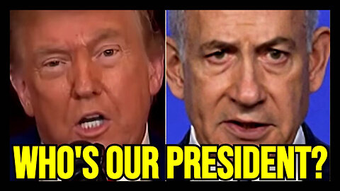 Donald Trump Says "GOD BLESS ISRAEL" - After STRIKING IRAN For Benjamin