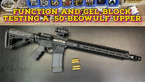 .50 Beowulf Build with Bear Creek Arsenal Barrel, Gel Block Testing Alexander Arms 350gr XTP 12.7x42