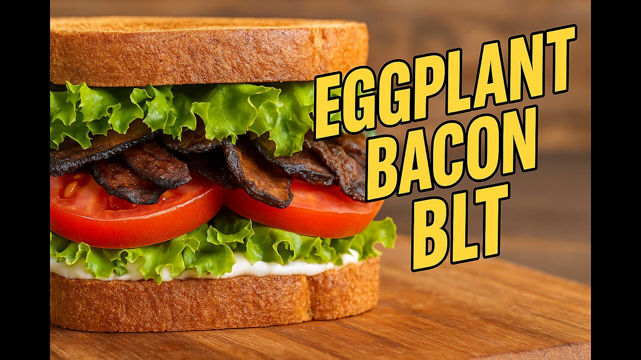 Eggplant Bacon BLT 🥪 | Smoky Plant-Based Swap That Tastes Like the Real Thing