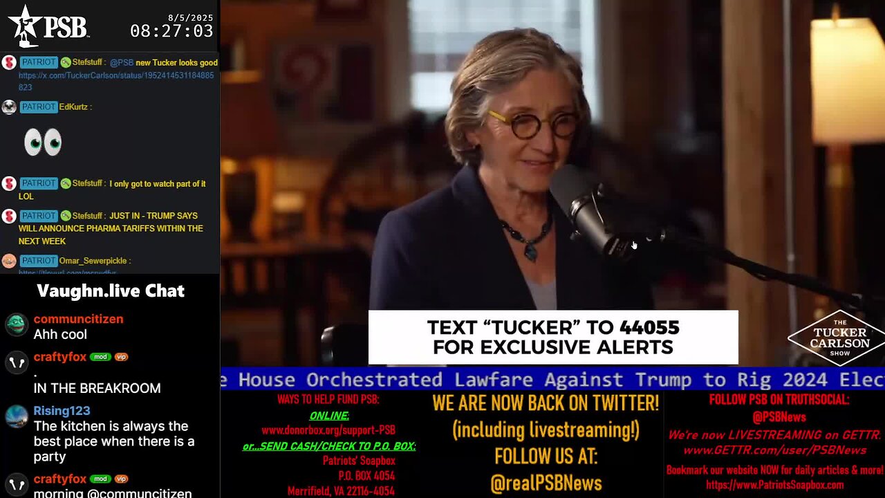 2025-08-05 08:22 EDT - Patriots Soapbox AM: with MykelJaye
