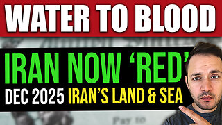 Breaking: 'Blood Rain' Hits Iran Turning the Land & Sea Deep Red!
