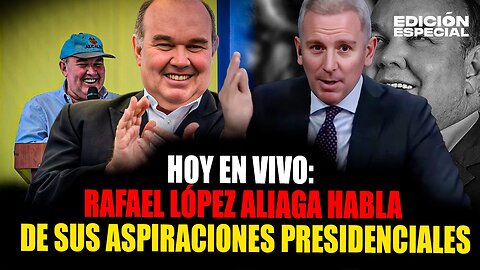 #EnVivo Rafael López Aliaga habla de sus aspiraciones presidenciales