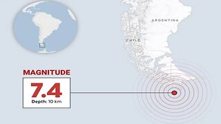 7.4 Mag Earthquake Strikes Off Coast Of Chile And Argentina, Tsunami Warning Issued - Eta Aquarids