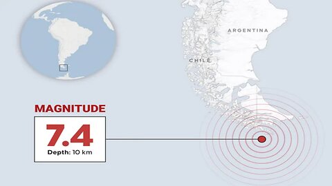 7.4 Mag Earthquake Strikes Off Coast Of Chile And Argentina, Tsunami Warning Issued - Eta Aquarids