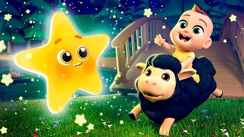Twinkle Twinkle Little Star (Animal Version) | Newborn Baby Songs & Nursery Rhymes