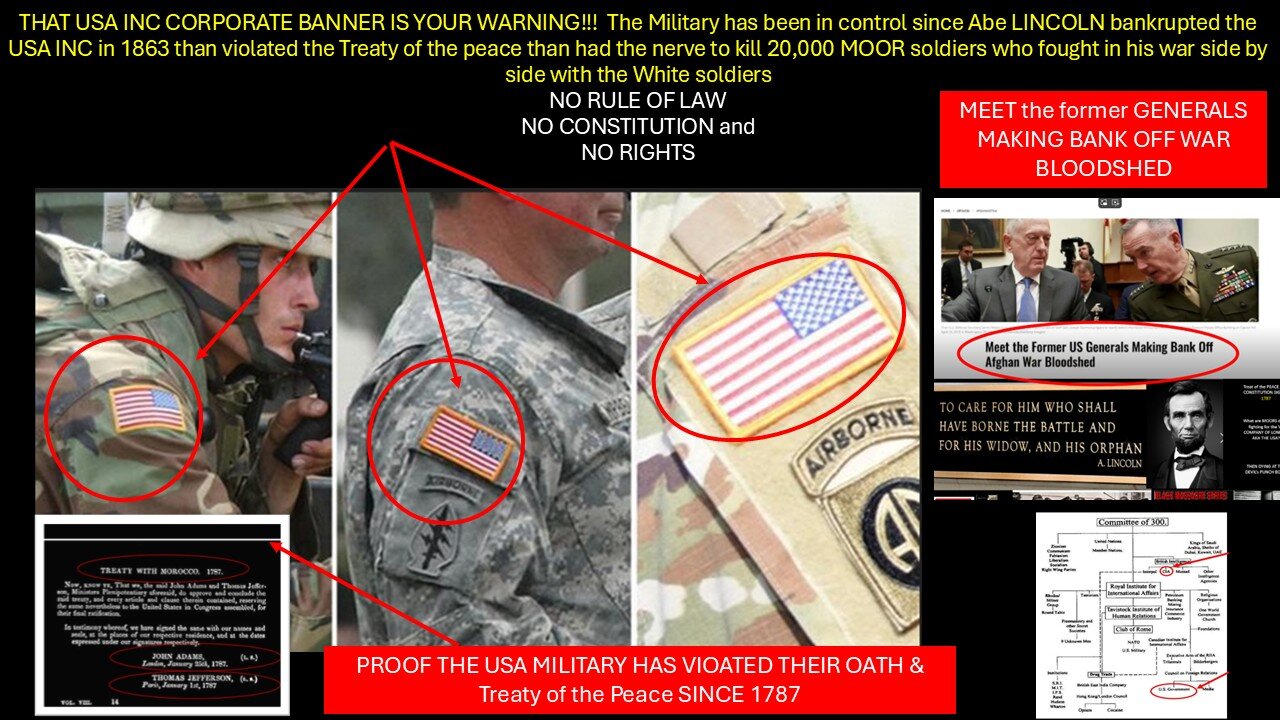 USA INC soldier, ask me a question, I will tell you no lie! THE USA INC's mission is to genocide