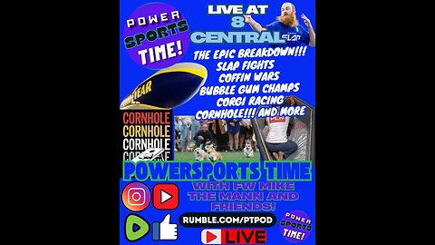 THE ALL NEW POWER SPORTS TIME PODCAST EP2!!!