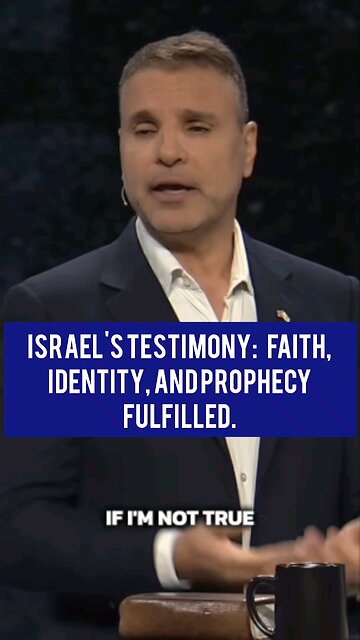 Amir Tsarfati: Israel's Testimony of Faith, Identity, and Prophecy Fulfilled.🇮🇱🙏💯