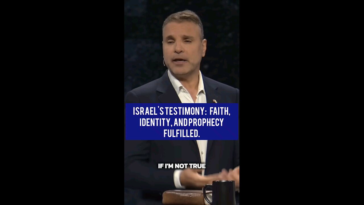 Amir Tsarfati: Israel's Testimony of Faith, Identity, and Prophecy Fulfilled.🇮🇱🙏💯