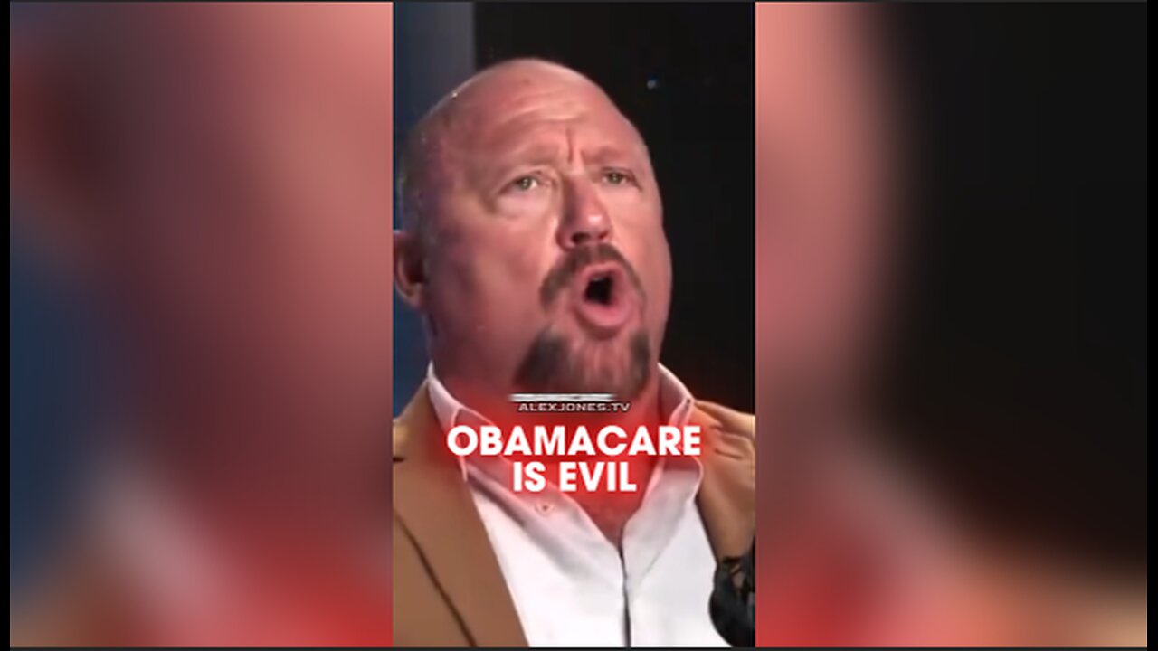 Alex Jones: Obamacare Designed by Globalists To Make Americans Sick - 11/12/25