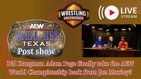 AEW All in 2025 Live Post Show