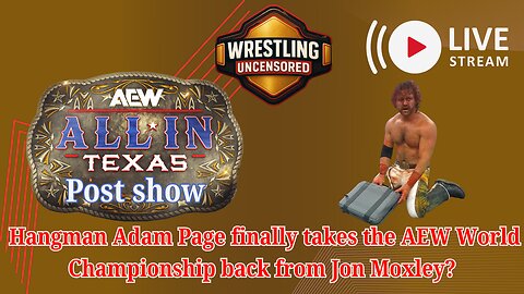AEW All in 2025 Live Post Show