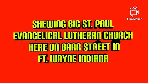 Arrived in Ft. Wayne Indiana to preach outside St. Paul Evangelical Lutheran Church