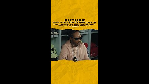 @future Some people would rather turn on you than try to understand what you may be going through