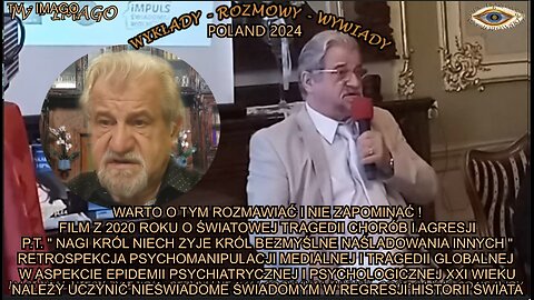 NAGI KRÓL NIECH ZYJE KRÓL BEZMYSLNE NASLADOWANIE INNYCH. FILM O SWIATOWEJ TRAGEDII CHORÓB I AGRESJI.
