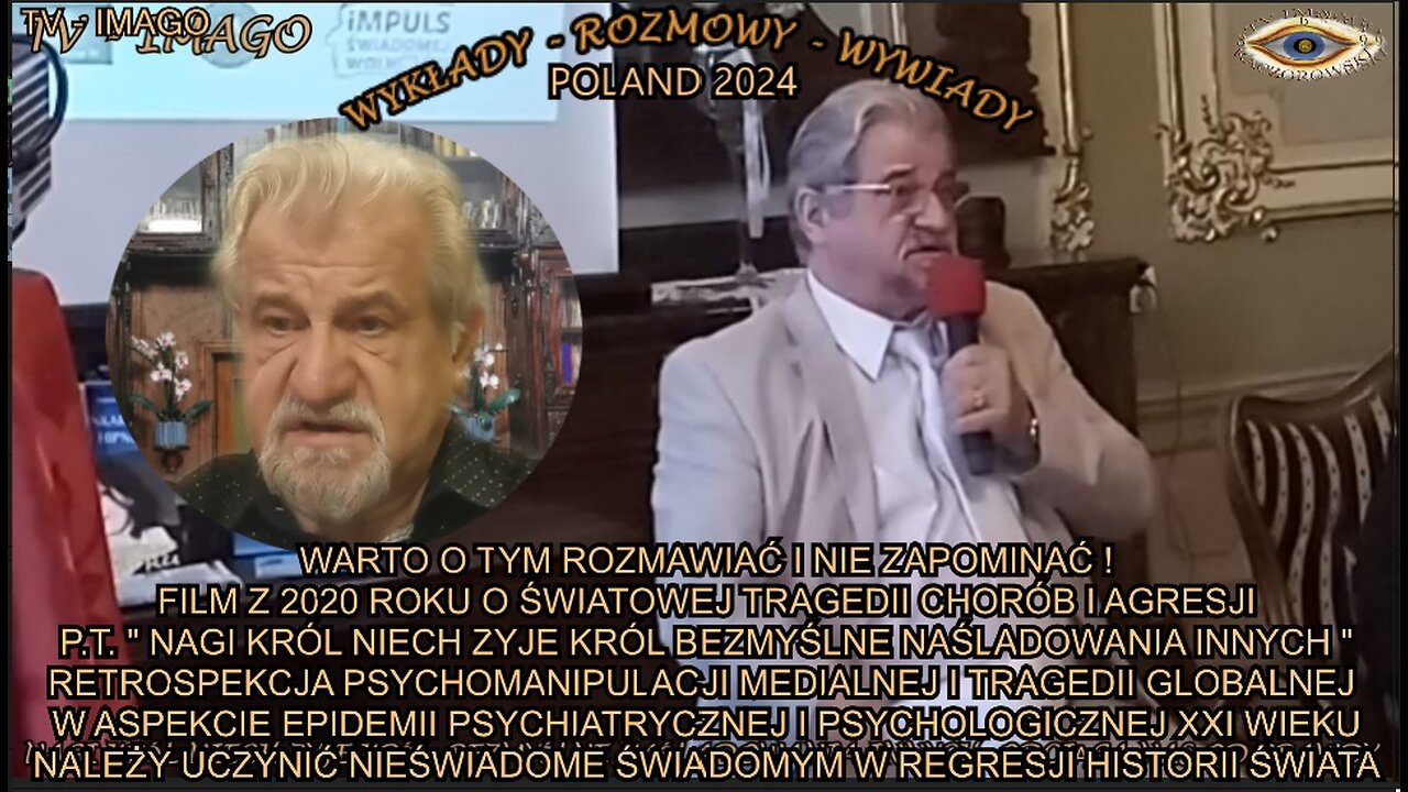 NAGI KRÓL NIECH ZYJE KRÓL BEZMYSLNE NASLADOWANIE INNYCH. FILM O SWIATOWEJ TRAGEDII CHORÓB I AGRESJI.